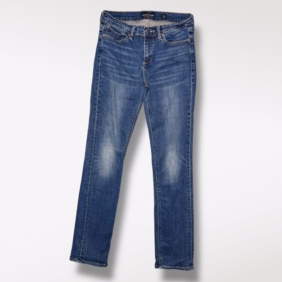 Lucky Brand Brooke Straight Jeans Medium Wash Stretch Denim Size 8 / 29 - Picture 1 of 8